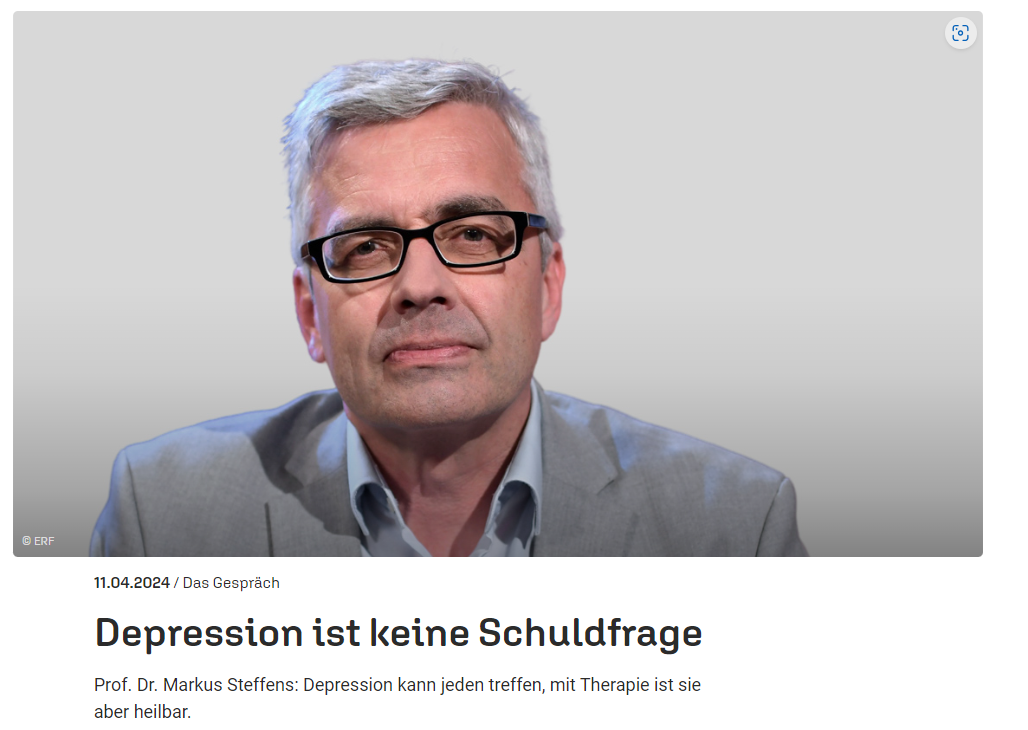 Prof. Steffens im Gespräch
